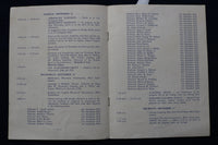 1959 COLUMBIA COLLEGE FRESHMAN WEEK PROGRAM SOFTCOVER PROGRAM - K 924