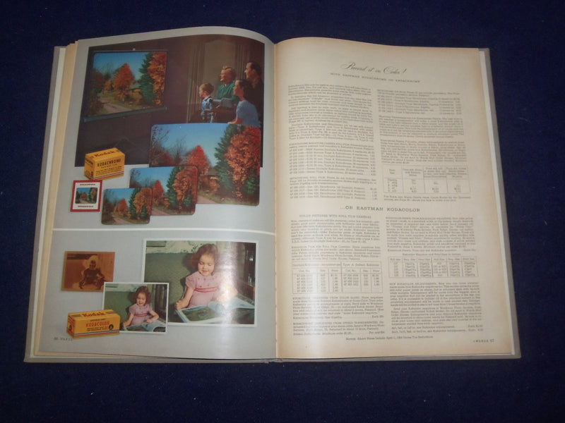 1954 MONTGOMERY WARD PHOTOGRAPHIC CATALOG - HARDCOVER - R 96S