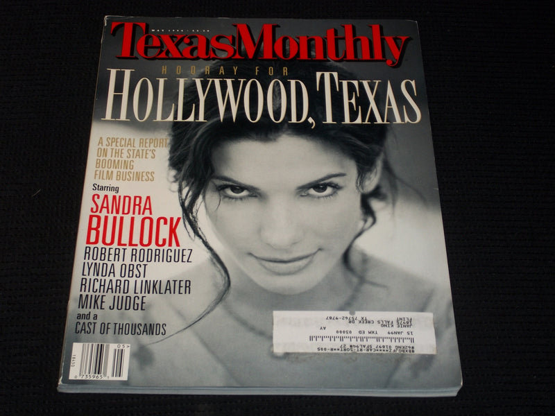 1998 MAY TEXAS MONTHLY MAGAZINE - SANDRA BULLOCK FRONT COVER - E 7444