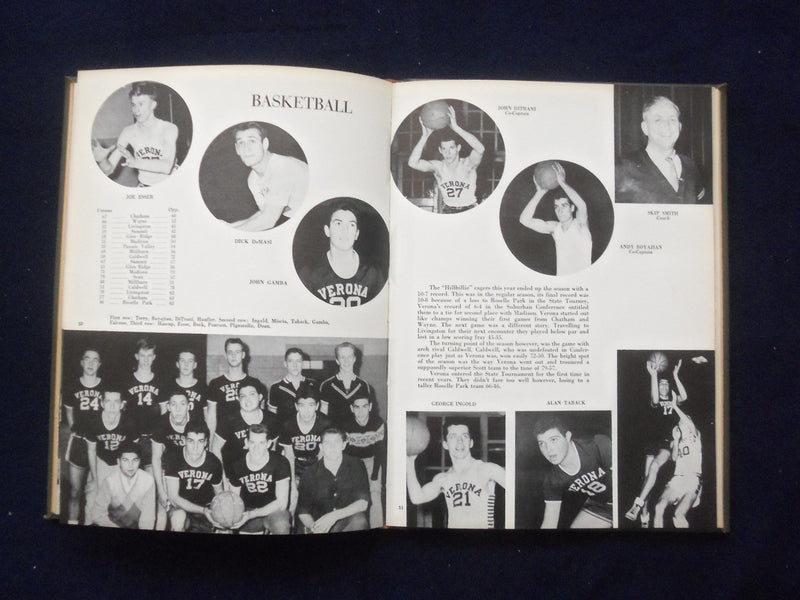1956 SHADOWS HENRY B. WHITEHORNE HIGH SCHOOL YEARBOOK - VERONA, NJ - YB 3020