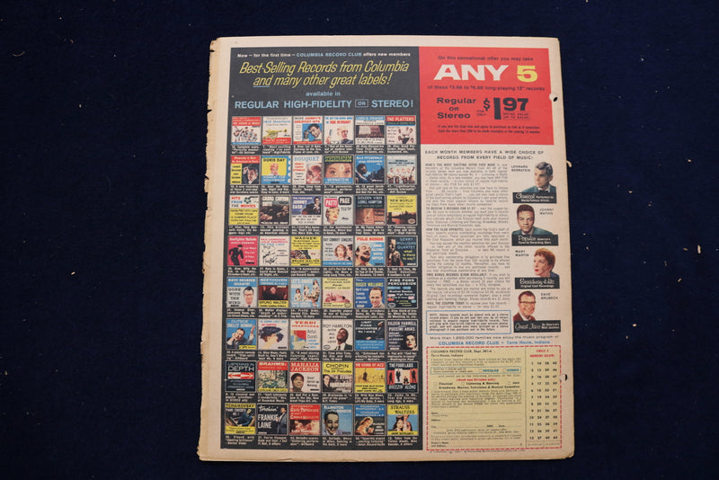 1961 JANUARY 22 NY MIRROR MAGAZINE - ANNA MARIA ALBERGHETTI COVER - E 22259