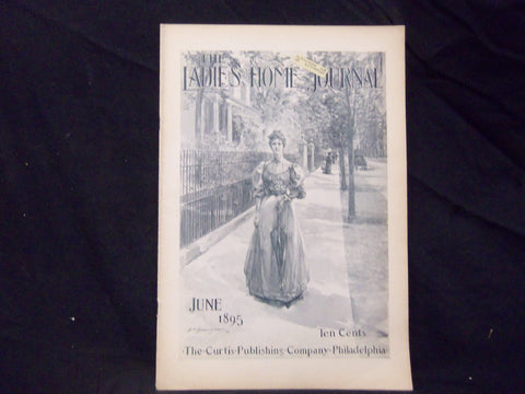 1895 JUNE LADIES' HOME JOURNAL MAGAZINE - GREAT ILLUSTRATIONS & ADS - ST 1544