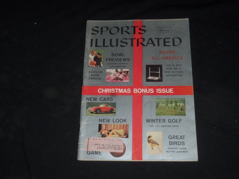 1956 DECEMBER 24 SPORTS ILLUSTRATED MAGAZINE - CHRISTMAS BONUS ISSUE - SP 8815