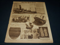 1918 JUNE NEW YORK TIMES PICTURE SECTION NO. 7 & 8 - RALPH DE PALMA - NT 8823
