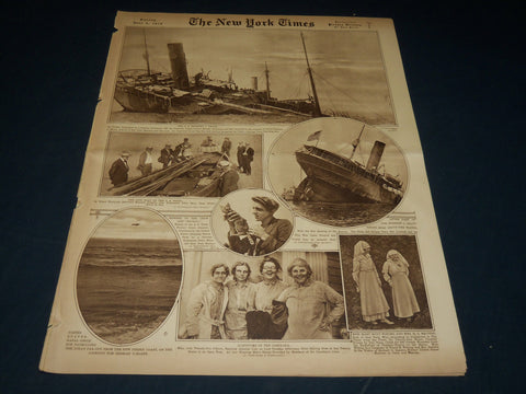 1918 JUNE NEW YORK TIMES PICTURE SECTION NO. 7 & 8 - RALPH DE PALMA - NT 8823