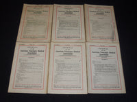 1935 AMERICAN VETERINARY MEDICAL ASSOC. JOURNAL 12 ISSUES COMPLETE YR - WR 632J