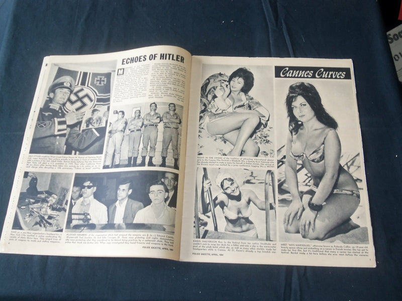 1964 APRIL THE NATIONAL POLICE GAZETTE MAGAZINE - RITA HAYWORTH - B 5724