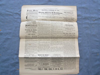1890 THE SHELTERING ARMS NEWSPAPER - LOT OF 40 - #S 1-40 - NP 8425