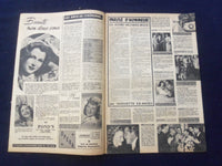 1948 OCT 26 CINEMONDE MAGAZINE - LINDA DARNELL COVER - FRENCH EDITION- SP 4867X