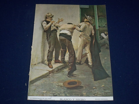 1908 SEPTEMBER 19 BLANCO Y NEGRO SPANISH MAGAZINE - ILLUSTRATIONS & ADS - J 1494