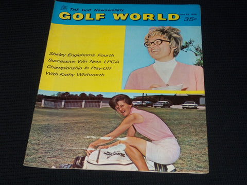 1970 JUNE 23 GOLF WORLD MAGAZINE - SHIRLEY ENGLEHORN FRONT COVER - E 6463