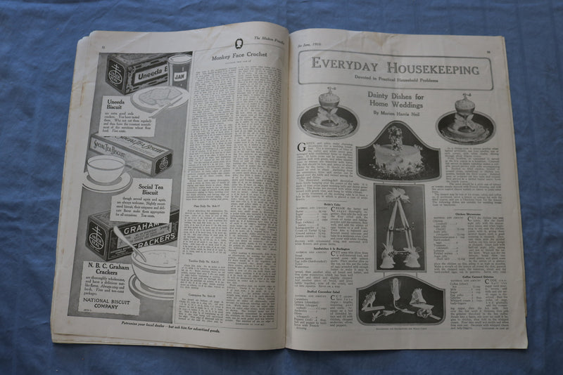 1916 JUNE THE MODERN PRISCILLA MAGAZINE - JUST DAVID BY ELEANOR PORTER- SP 4782L