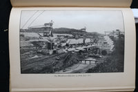 1912 PANAMA KANAL, LAND AND LEUTE HARDCOVER BOOK BY LOUIS WAGNER - KD 9462