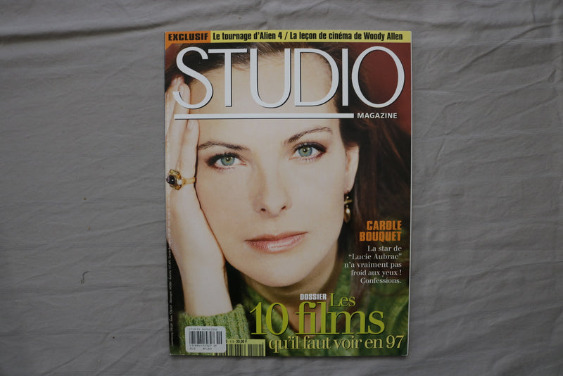 1997 FEBRUARY STUDIO MAGAZINE - CAROLE BOUQUET COVER - FRENCH - E 19975