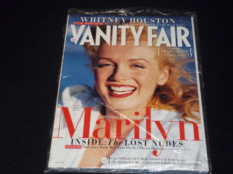 2012 JUNE VANITY FAIR MAGAZINE - MARILYN MONROE FRONT COVER - E 13119