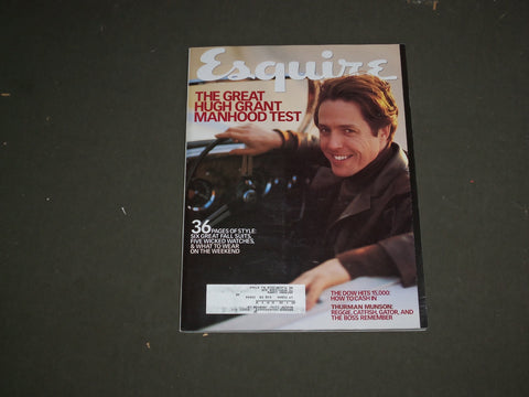 1999 SEPTEMBER ESQUIRE MAGAZINE - HUGH GRANT COVER - B 4370