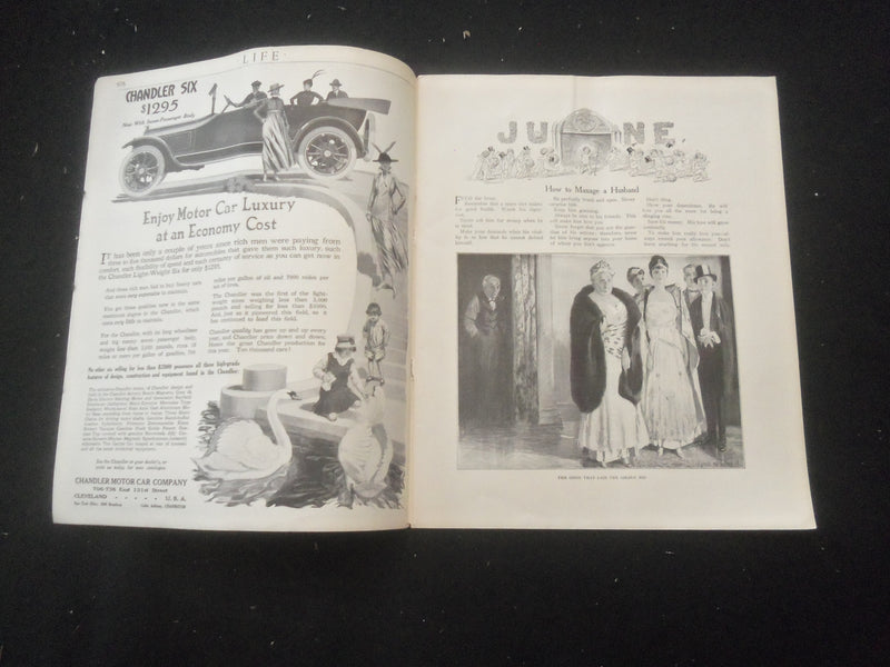 1915 JUNE 3 LIFE MAGAZINE - HER NUMBER - EVE - L 761J