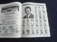 1986 OCTOBER 11 FOOTBALL PROGRAM - WEST VIRGINIA UNIV VS MIAMI UNIV - SP 4686S