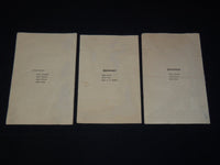 1900'S FAY HOUSE PLAY PROGRAMS LOT OF 3 ISSUES - CAMBRIDGE - K 2083