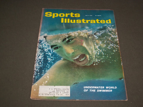 1961 JULY 3 SPORTS ILLUSTRATED MAGAZINE - UNDERWATER WORLD OF SWIMMER - SP 9013
