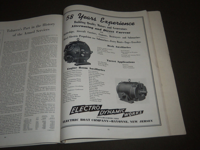 1938 ARMY-NAVY JOURNAL 75TH ANNIVERSARY MAGAZINE - GREAT PHOTOS - J 2443