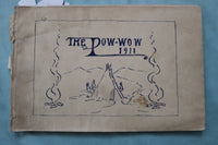 1911-1913 THE POW-WOW CALDWELL HIGH SCHOOL YEARBOOK - IDAHO - LOT OF 2 - K 2580