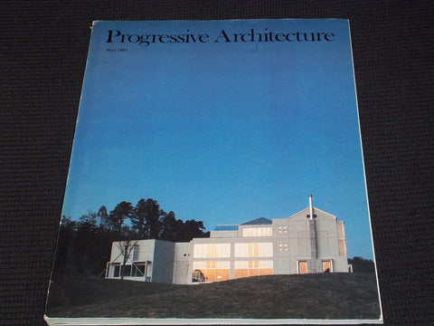 1983 MAY PROGRESSIVE ARCHITECTURE MAGAZINE - JAPANESE ARCHITECTURE - E 4094