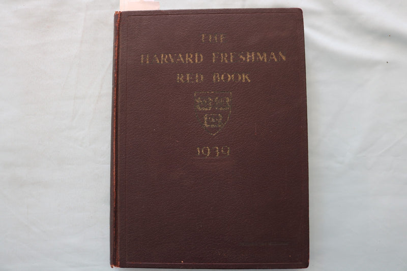 1939 THE HARVARD FRESHMAN RED BOOK - LEONARD BERNSTEIN-CLEVELAND AMORY - YB 3587