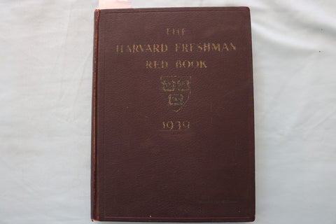 1939 THE HARVARD FRESHMAN RED BOOK - LEONARD BERNSTEIN-CLEVELAND AMORY - YB 3587