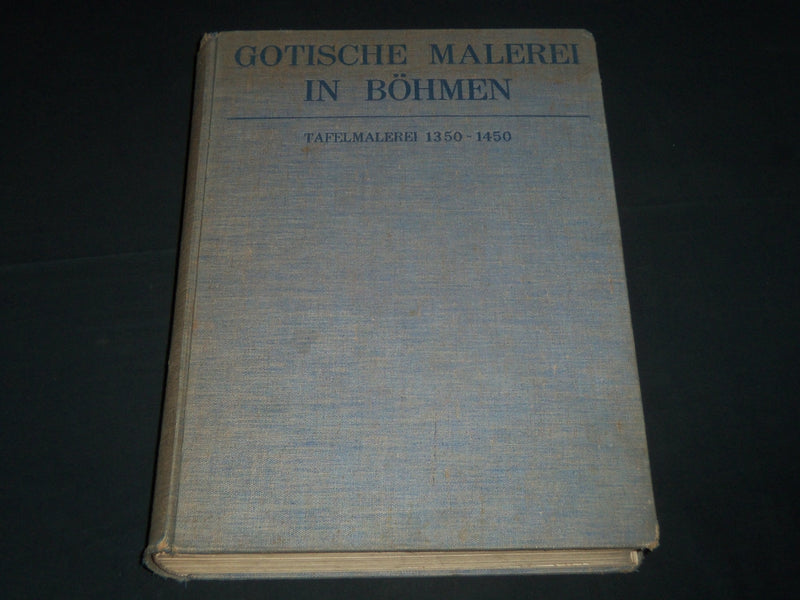 1939 GOTHISCHE MALEREI IN BOHMEN VOLUME BY DR. ANTONIN MATEJCEK - PLATES - Z 92