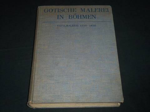 1939 GOTHISCHE MALEREI IN BOHMEN VOLUME BY DR. ANTONIN MATEJCEK - PLATES - Z 92