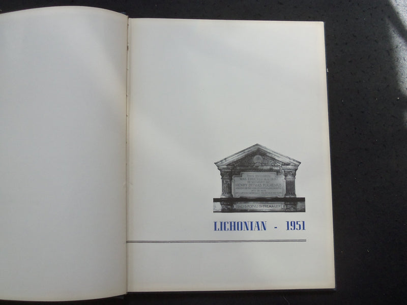 1951 LICHONIAN LONG ISLAND COLLEGE OF MEDICINE YEARBOOK - BROOKLYN, NY - YB 3148