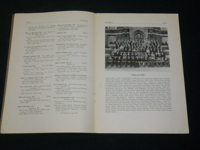 1931-1935 THE MIRROR STEPHEN S. PALMER HIGH SCHOOL PROGRAM LOT OF 5 - WR 717