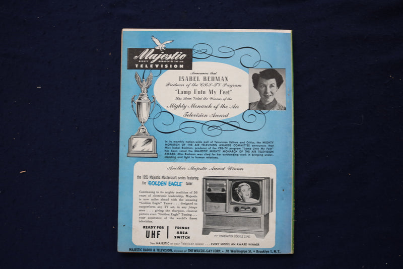 1953 JUNE TV SHOW MAGAZINE - ARTHUR GODFREY COVER - E 18659