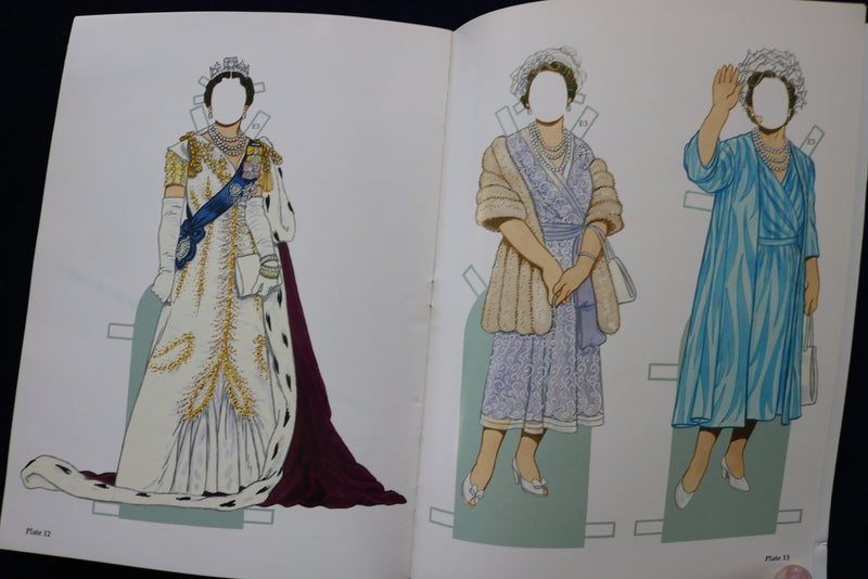 1982-2002 ROYAL FAMILY PAPER DOLL BOOKS - LOT OF 3 - O 3638