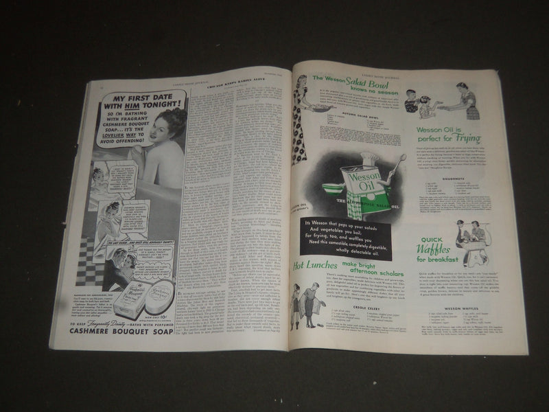 1938 NOVEMBER LADIES HOME JOURNAL MAGAZINE - NICE COVER, STORIES & ADS - SP 7024
