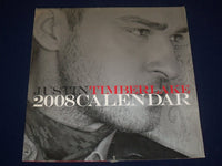 2008 JUSTIN TIMBERLAKE WALL CALENDAR - GREAT PHOTOS - J 1748