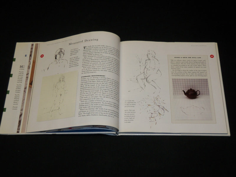 1995 PRACTICAL DRAWING AND SKETCHING HARDCOVER BOOK BY GERALD WOODS - I 1922