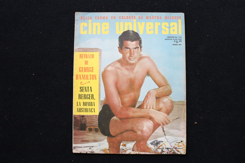 1961 AUGUST 15 CINE UNIVERSAL MAGAZINE - GEORGE HAMILTON COVER - E 25376