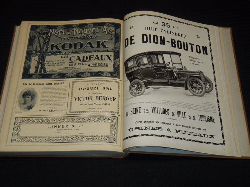 1909 JULY-DECEMBER LE THEATRE MAGAZINE BOUND VOLUME - 12 ISSUES - KD 2278L