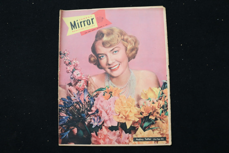 1948 SEPTEMBER 19 SUNDAY MIRROR MAGAZINE - AUDREY TOTTER COVER - E 26283