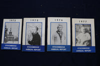 1970-2006 STOCKBRIDGE MASSACHUSETTS ANNUAL REPORT - LOT OF 22 - O 3394