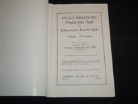 1952 EILEENMERE ABERDEEN-ANGUS BREEDERS' CATTLE SALE CATALOG - ILLINOIS - J 9111