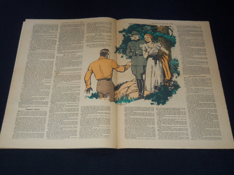 1937 PHILADELPHIA BOOK OF THE WEEK SECTIONS LOT OF 4 - SINCLAIR LEWIS - NP 3296K