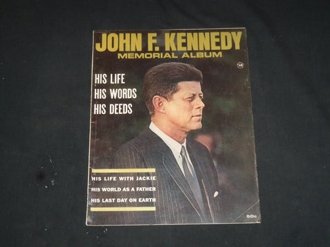 1964 JOHN F. KENNEDY MEMORIAL ALBUM - HIS LIFE, WORDS & DEEDS - SP 6649