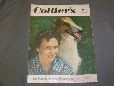 1950 JULY 29 COLLIER'S MAGAZINE - THE MOST TANTALIZING DISAPPEARANCE - B 6424
