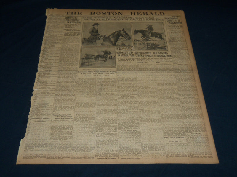 1910 MAY 10 THE BOSTON HERALD - COMET IS LOST FAILS TO APPEAR IN WEST - BH 339