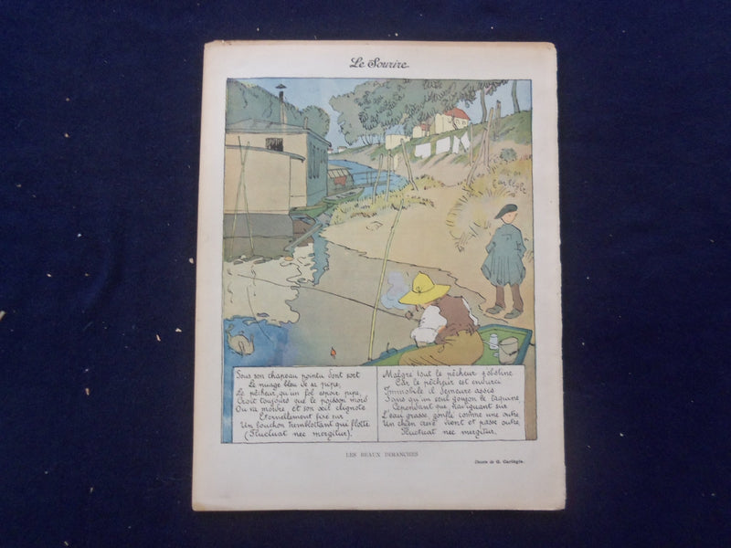 1908 SEP 12 LE SOURIRE MAGAZINE - ILLUSTRATED COMEDY - FRENCH TEXT - SP 4867N