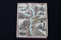 1900'S PANORAMA VOM RHEIN MAINZ-COLN FOLD-OUT HARDCOVER BOOK - K 2360
