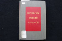 1965 NIGERIAN PUBLIC FINANCE HARDCOVER BOOK BY P.N.C. OKIGBO - KD 9748
